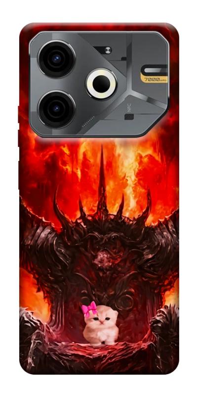 Чохол itsPrint Kitty hell для TECNO Pova 6 Neo (LI6), меми, купити оптом з доставкою