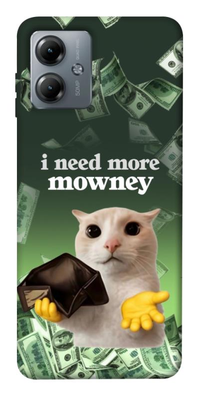Чохол itsPrint I need more для Motorola Moto G14, меми, купити оптом з доставкою