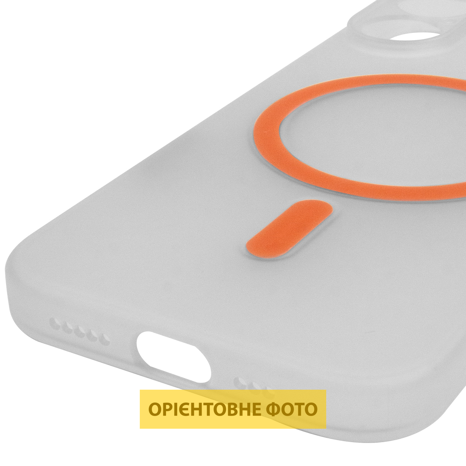 Чохол PC Slim Matte with Magnetic Fit (camera button) для Apple iPhone 16 (6.1"), Orange 5, Пластик, купити оптом з доставкою