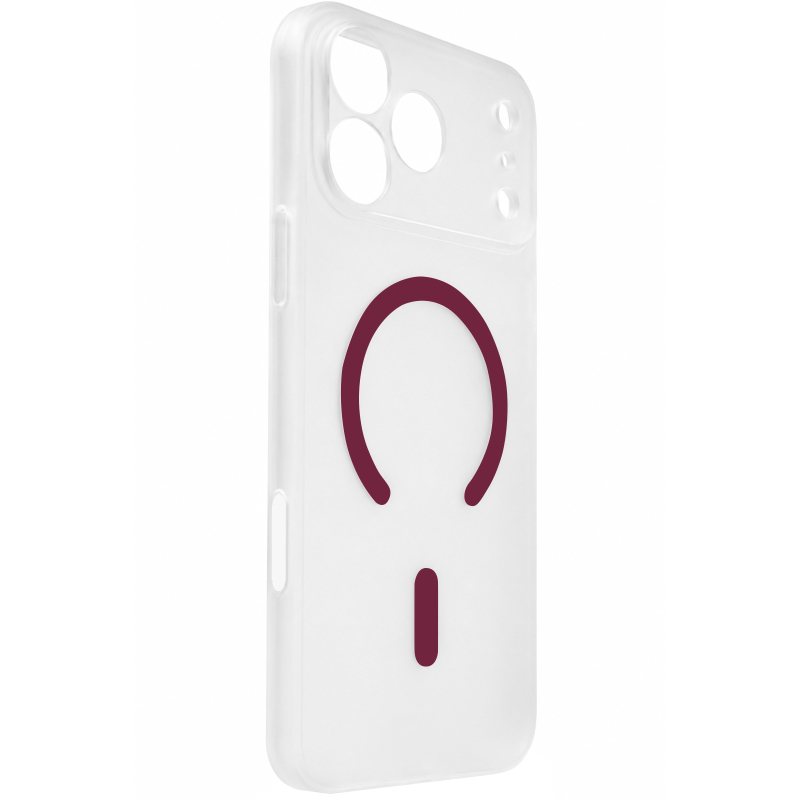 Чехол PC Slim Matte with Magnetic Fit (camera button) для Apple iPhone 17 Pro / 18 Pro (6.3) на картинке №1