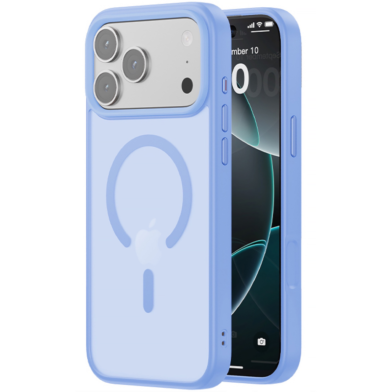 Чохол Ummi Colorful with Magnetic Fit для Apple iPhone 17 Pro / 18 Pro (6.3"), Блакитний / Sky Blue, TPU+PC, купити оптом з доставкою