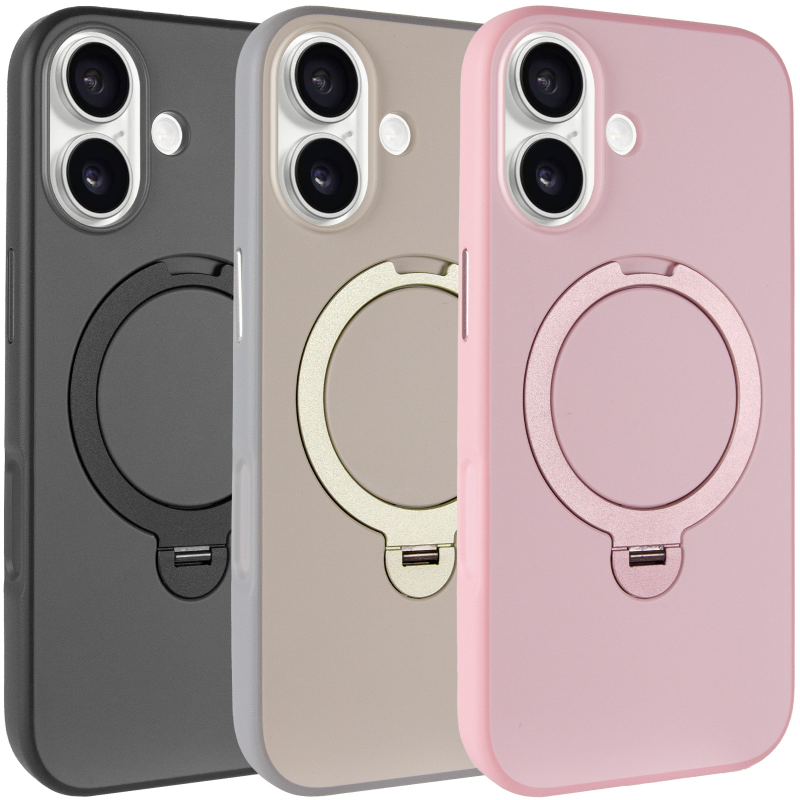 Чехол Ummi Colorful with Magnetic Fit HQ Ring для Apple iPhone 17 (6.3"), TPU+PC, купить оптом с доставкой