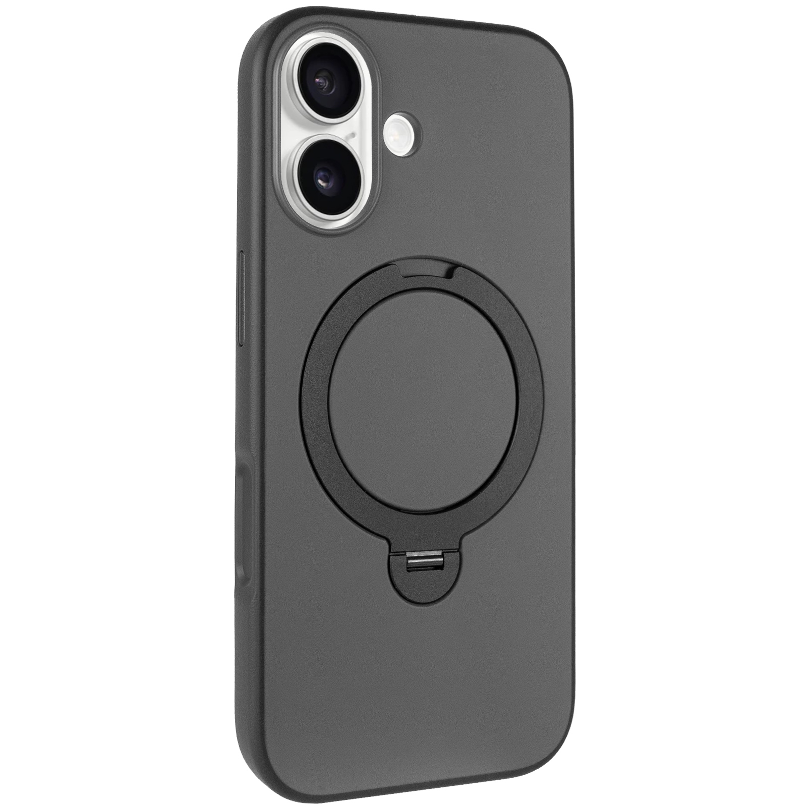 Чехол Ummi Colorful with Magnetic Fit HQ Ring для Apple iPhone 17 (6.3"), Black, TPU+PC, купить оптом с доставкой
