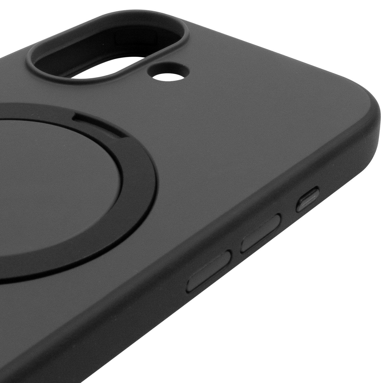 Чехол Ummi Colorful with Magnetic Fit HQ Ring для Apple iPhone 17 (6.3"), Black 6, TPU+PC, купить оптом с доставкой