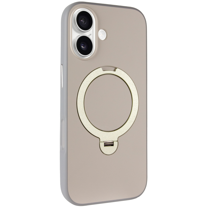 Чехол Ummi Colorful with Magnetic Fit HQ Ring для Apple iPhone 17 (6.3"), Grey, TPU+PC, купить оптом с доставкой