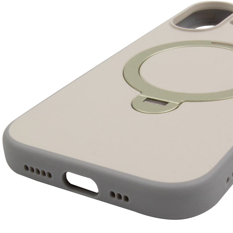 Чехол Ummi Colorful with Magnetic Fit HQ Ring для Apple iPhone 17 (6.3"), Grey 6, TPU+PC, купить оптом с доставкой