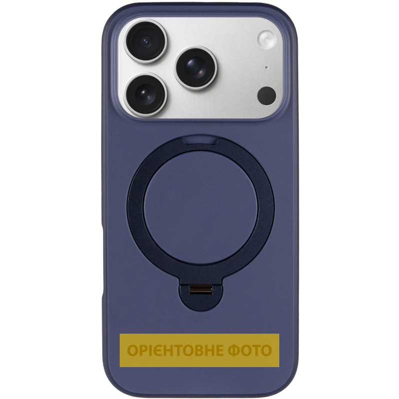Чохол Ummi Colorful with Magnetic Fit HQ Ring для Apple iPhone 17 Pro Max / 18 Pro Max (6.9"), Dark Blue 1, TPU+PC, купити оптом з доставкою