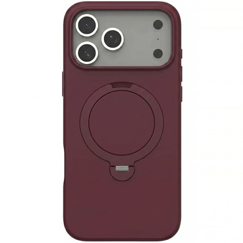 Чохол Ummi Colorful with Magnetic Fit HQ Ring для Apple iPhone 17 Pro Max / 18 Pro Max (6.9"), Deep Cherry, TPU+PC, купити оптом з доставкою