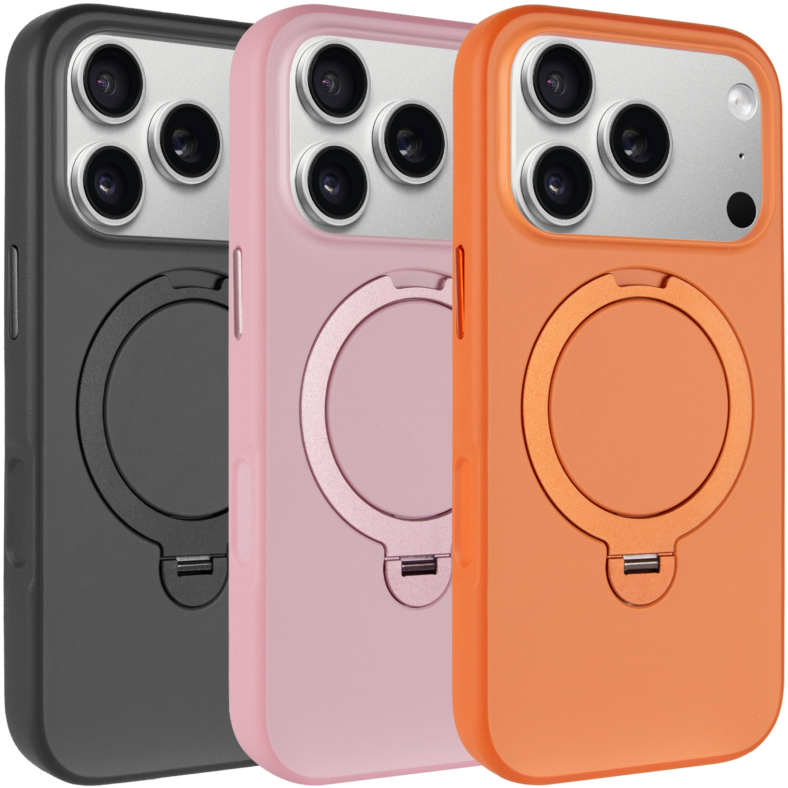 Чохол Ummi Colorful with Magnetic Fit HQ Ring для Apple iPhone 17 Pro Max / 18 Pro Max (6.9"), TPU+PC, купити оптом з доставкою