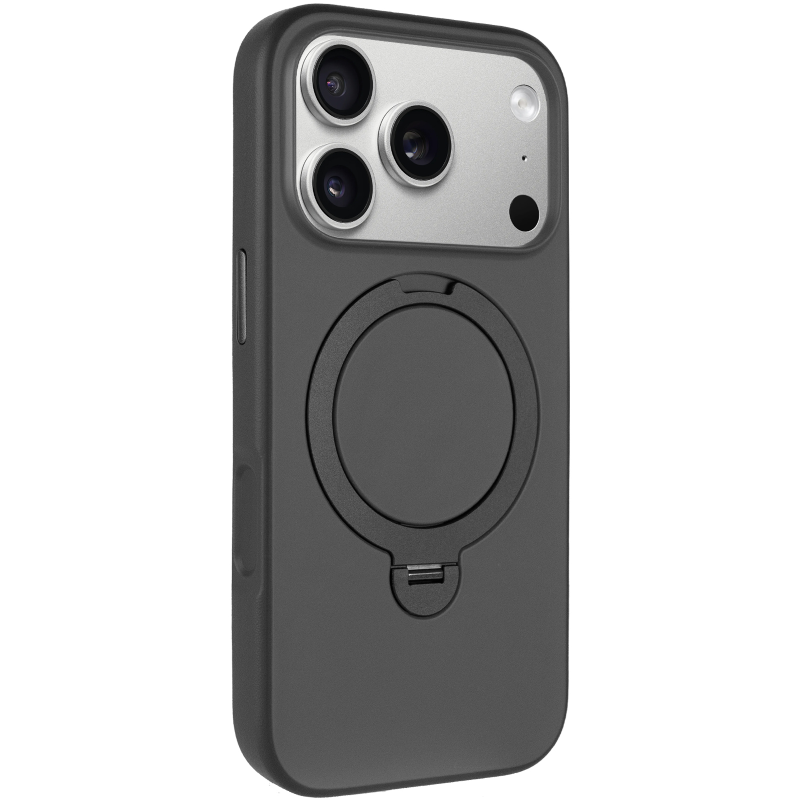Чохол Ummi Colorful with Magnetic Fit HQ Ring для Apple iPhone 17 Pro Max / 18 Pro Max (6.9"), Black, TPU+PC, купити оптом з доставкою