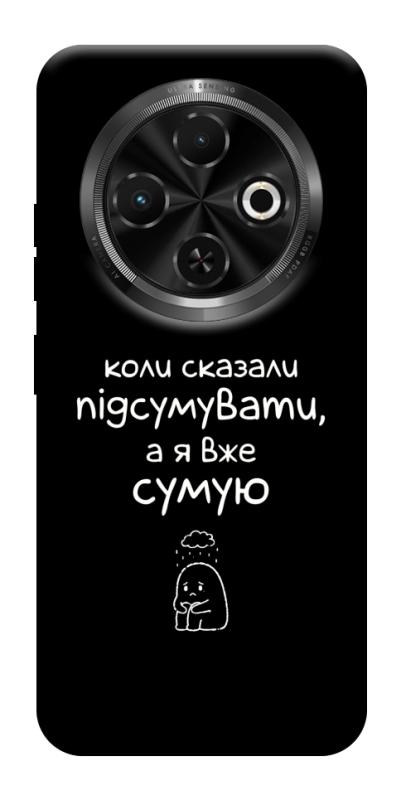 Чохол itsPrint Підсумувати для TECNO Spark 30C, написи, купити оптом з доставкою