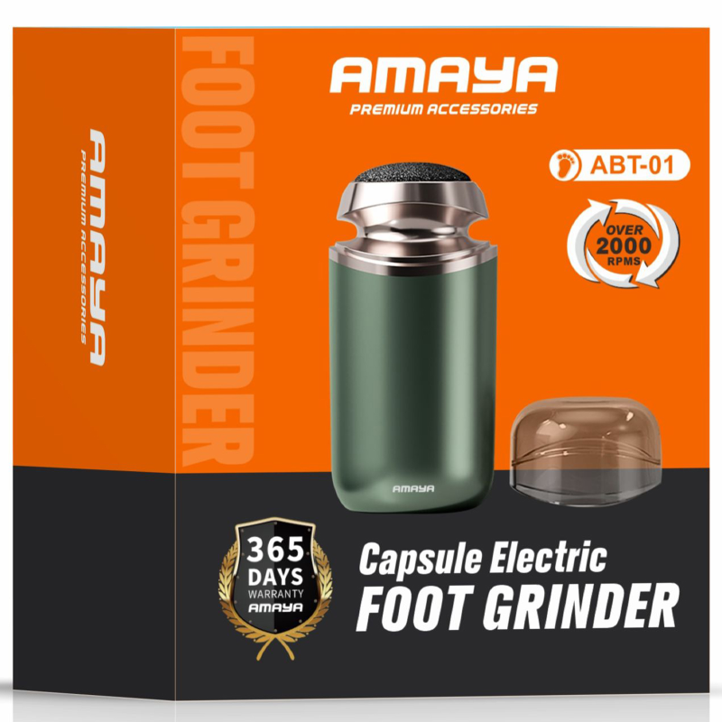 Электрическая пемза для педикюра Amaya ABT-01 capsule, Green 1, купить оптом с доставкой