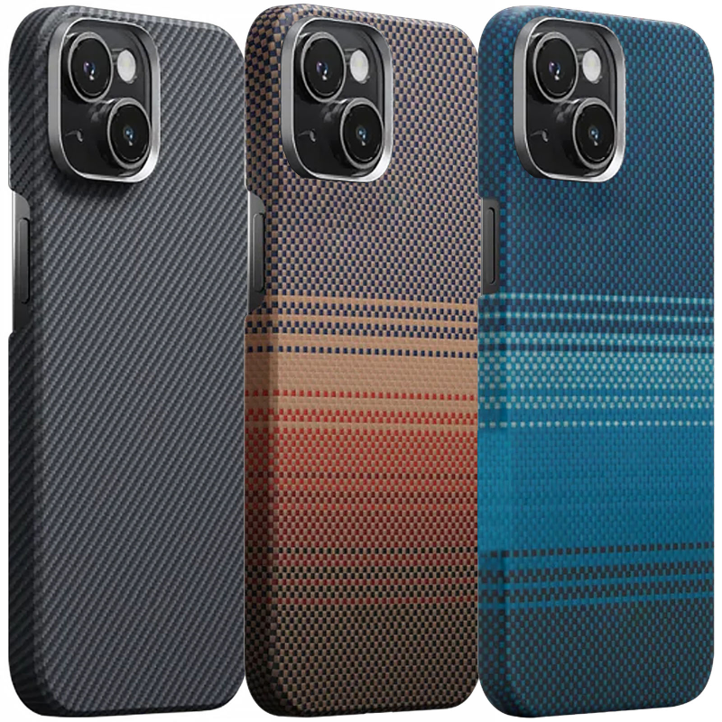 Уцінка Чохол PC Carbon Protection Slim with Magnetic Fit для Apple iPhone 15 (6.1"), Пластик, купити оптом з доставкою