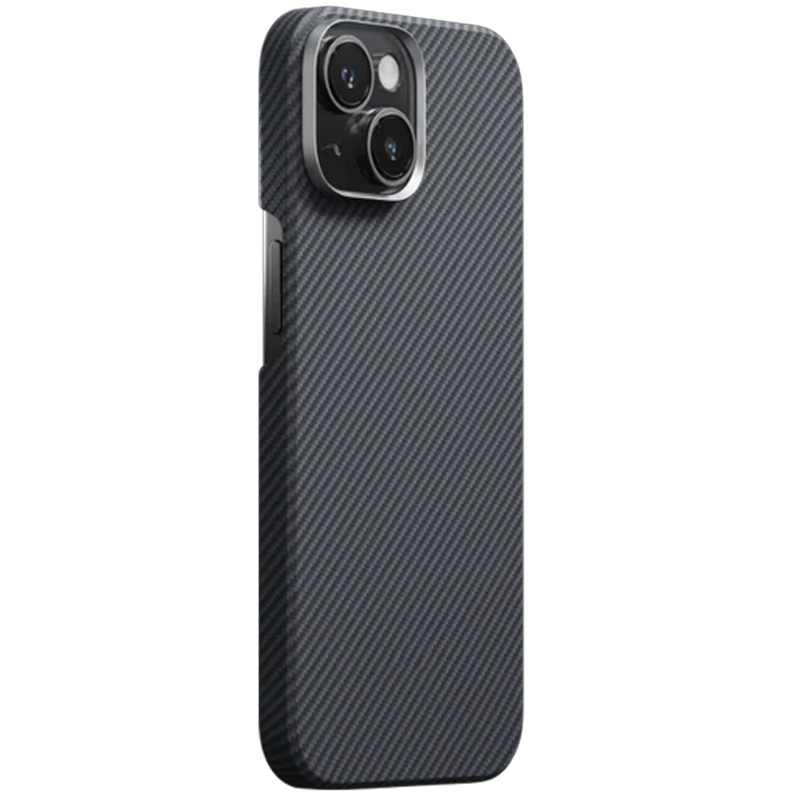 Уцінка Чохол PC Carbon Protection Slim with Magnetic Fit для Apple iPhone 15 (6.1"), М'ята упаковка / Black, Пластик, купити оптом з доставкою