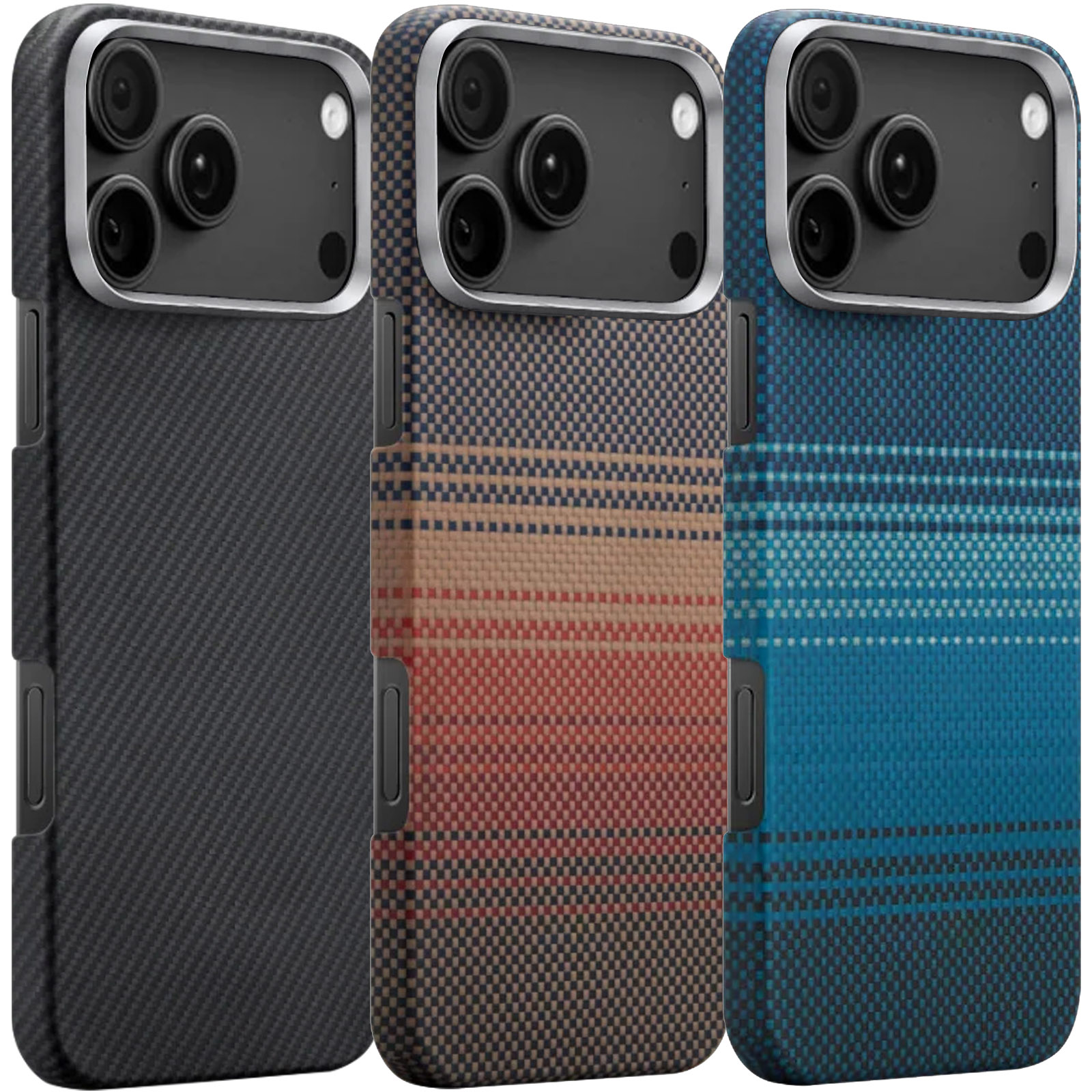 Чехол PC Carbon Protection Slim with Magnetic Fit для Apple iPhone 17 Pro Max / 18 Pro Max (6.9"), Пластик, купить оптом с доставкой