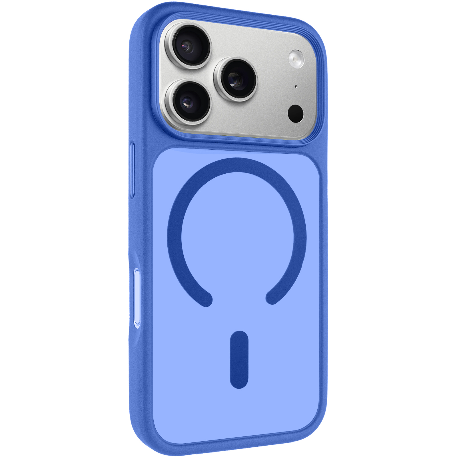TPU+PC чехол Metal Buttons with Magnetic Fit для Apple iPhone 18 Pro / 17 Pro (6.3"), Голубой / Sky Blue, TPU+PC, купить оптом с доставкой