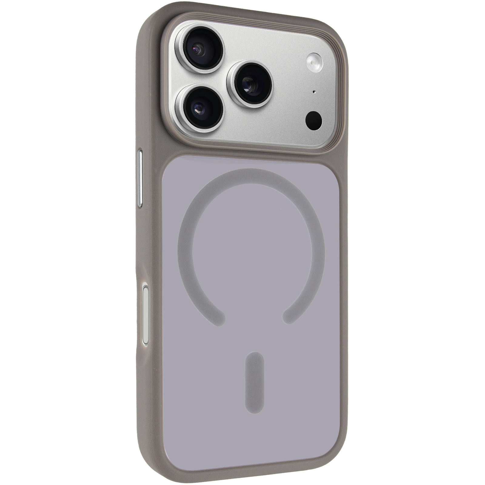TPU+PC чехол Metal Buttons with Magnetic Fit для Apple iPhone 18 Pro Max / 17 Pro Max (6.9"), Серый / Grey, TPU+PC, купить оптом с доставкой