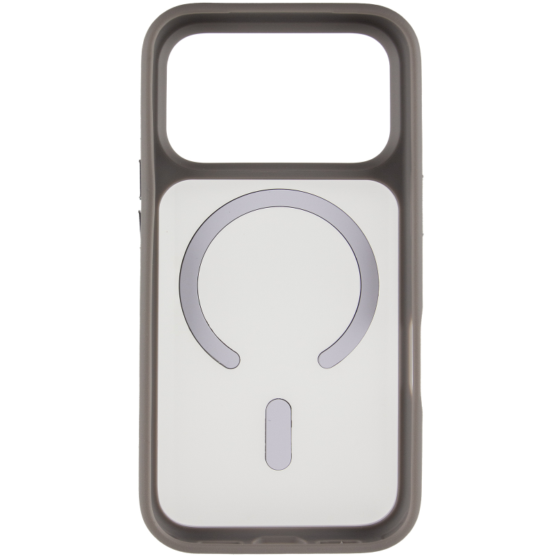 TPU+PC чехол Metal Buttons with Magnetic Fit для Apple iPhone 18 Pro Max / 17 Pro Max (6.9"), Серый / Grey 2, TPU+PC, купить оптом с доставкой