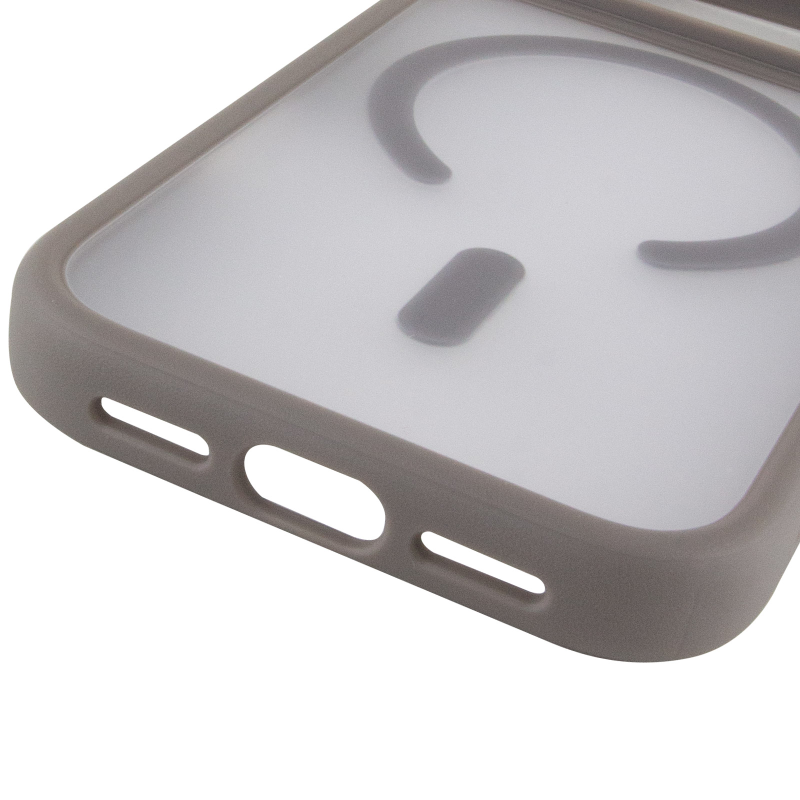 TPU+PC чехол Metal Buttons with Magnetic Fit для Apple iPhone 18 Pro Max / 17 Pro Max (6.9"), Серый / Grey 4, TPU+PC, купить оптом с доставкой