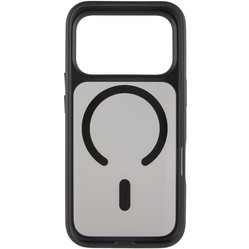 TPU+PC чехол Metal Buttons with Magnetic Fit для Apple iPhone 18 Pro Max / 17 Pro Max (6.9"), Черный / Black 2, TPU+PC, купить оптом с доставкой