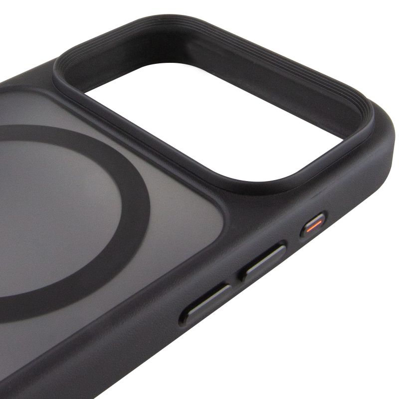 TPU+PC чехол Metal Buttons with Magnetic Fit для Apple iPhone 18 Pro Max / 17 Pro Max (6.9"), Черный / Black 3, TPU+PC, купить оптом с доставкой