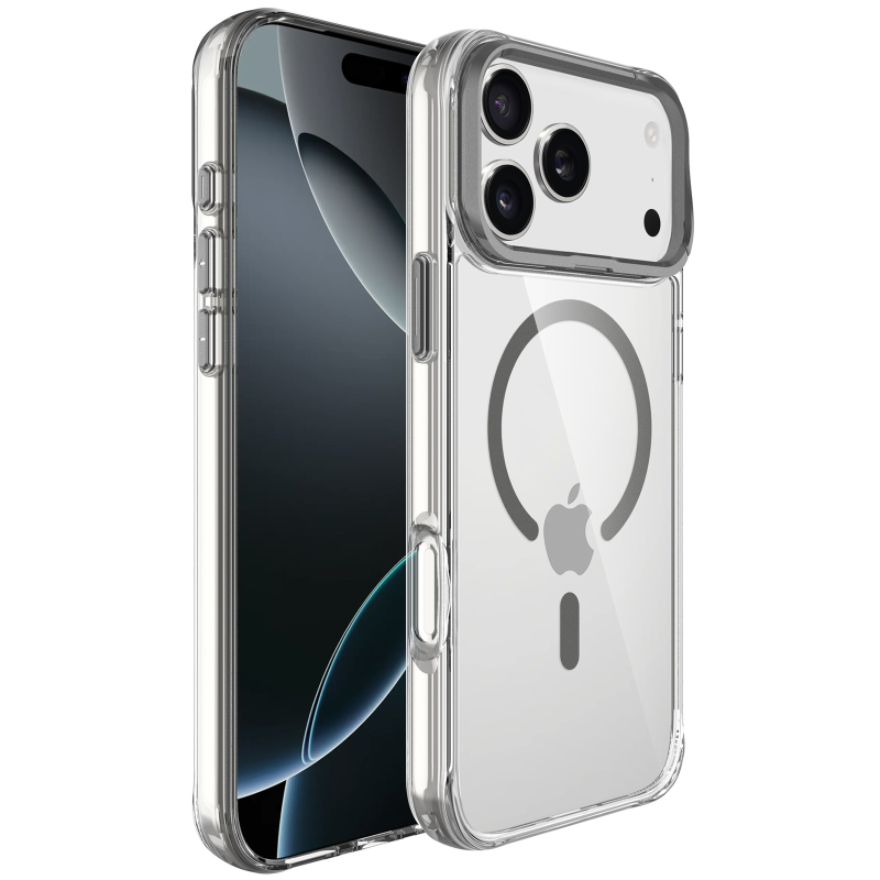 Чехол TPU Space Case Apex with Magnetic Fit для Apple iPhone 17 Pro / 18 Pro (6.3"), Grey 1, TPU, купить оптом с доставкой