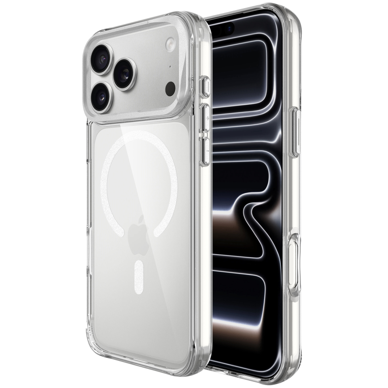 Чохол TPU Space Case Apex with Magnetic Fit для Apple iPhone 17 Pro Max / 18 Pro Max (6.9"), Silver 1, TPU, купити оптом з доставкою