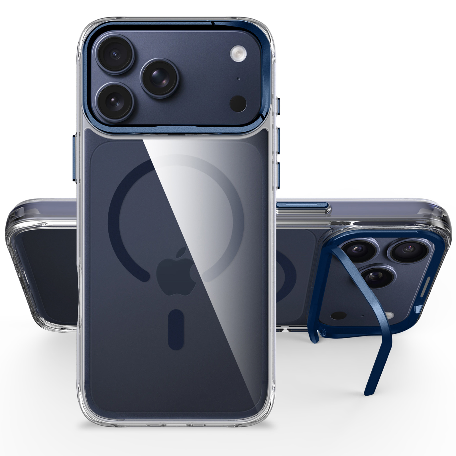 Чохол TPU Space Case Apex with Magnetic Fit для Apple iPhone 17 Pro Max / 18 Pro Max (6.9"), Deep Blue 3, TPU, купити оптом з доставкою