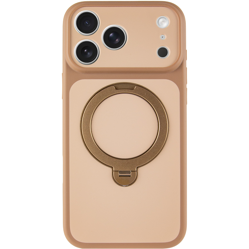 Чохол Ummi Full Camera with Magnetic Fit HQ Ring для Apple iPhone 18 Pro / 17 Pro (6.3"), Brown Gold 1, TPU+PC, купити оптом з доставкою