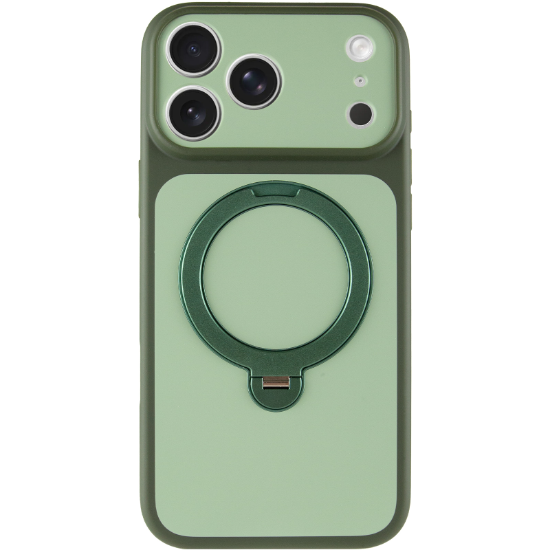 Чохол Ummi Full Camera with Magnetic Fit HQ Ring для Apple iPhone 18 Pro / 17 Pro (6.3"), Green 1, TPU+PC, купити оптом з доставкою