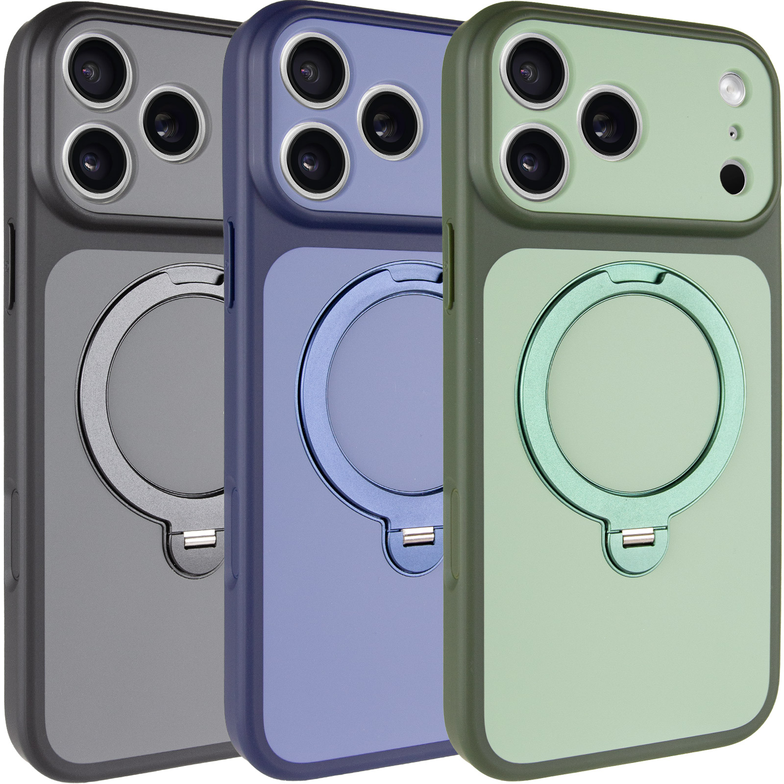 Чохол Ummi Full Camera with Magnetic Fit HQ Ring для Apple iPhone 18 Pro Max / 17 Pro Max (6.9"), TPU+PC, купити оптом з доставкою