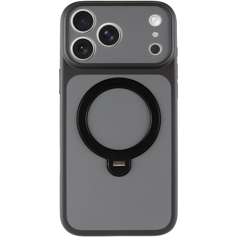 Чохол Ummi Full Camera with Magnetic Fit HQ Ring для Apple iPhone 18 Pro Max / 17 Pro Max (6.9"), Black 2, TPU+PC, купити оптом з доставкою