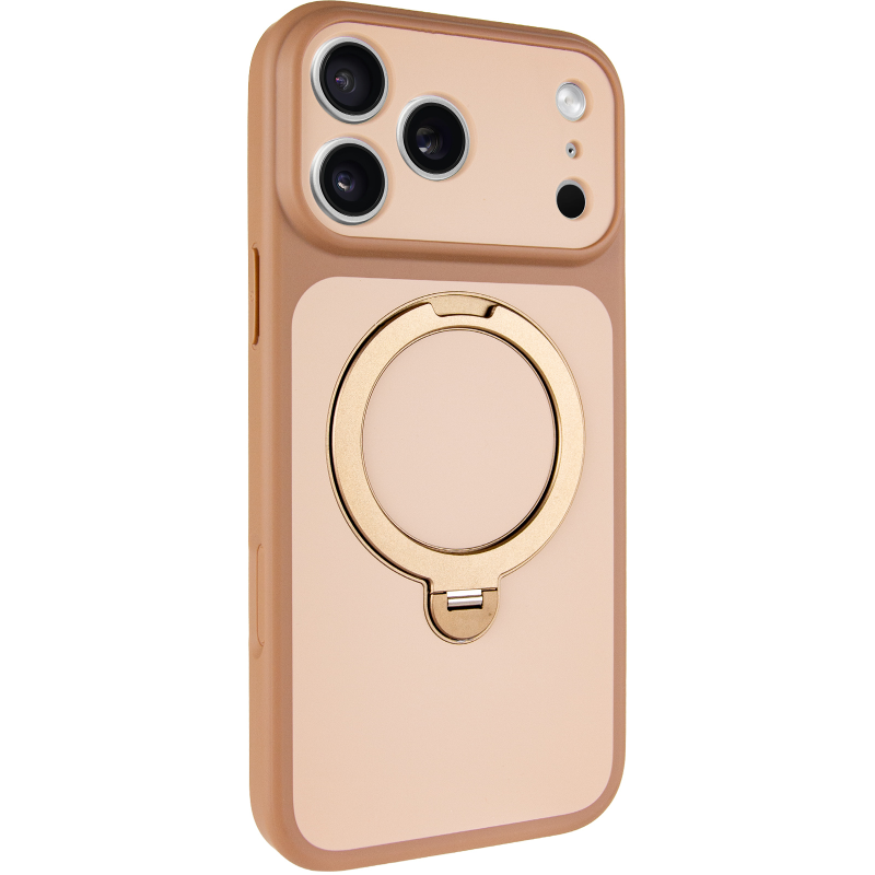 Чохол Ummi Full Camera with Magnetic Fit HQ Ring для Apple iPhone 18 Pro Max / 17 Pro Max (6.9"), Brown Gold, TPU+PC, купити оптом з доставкою