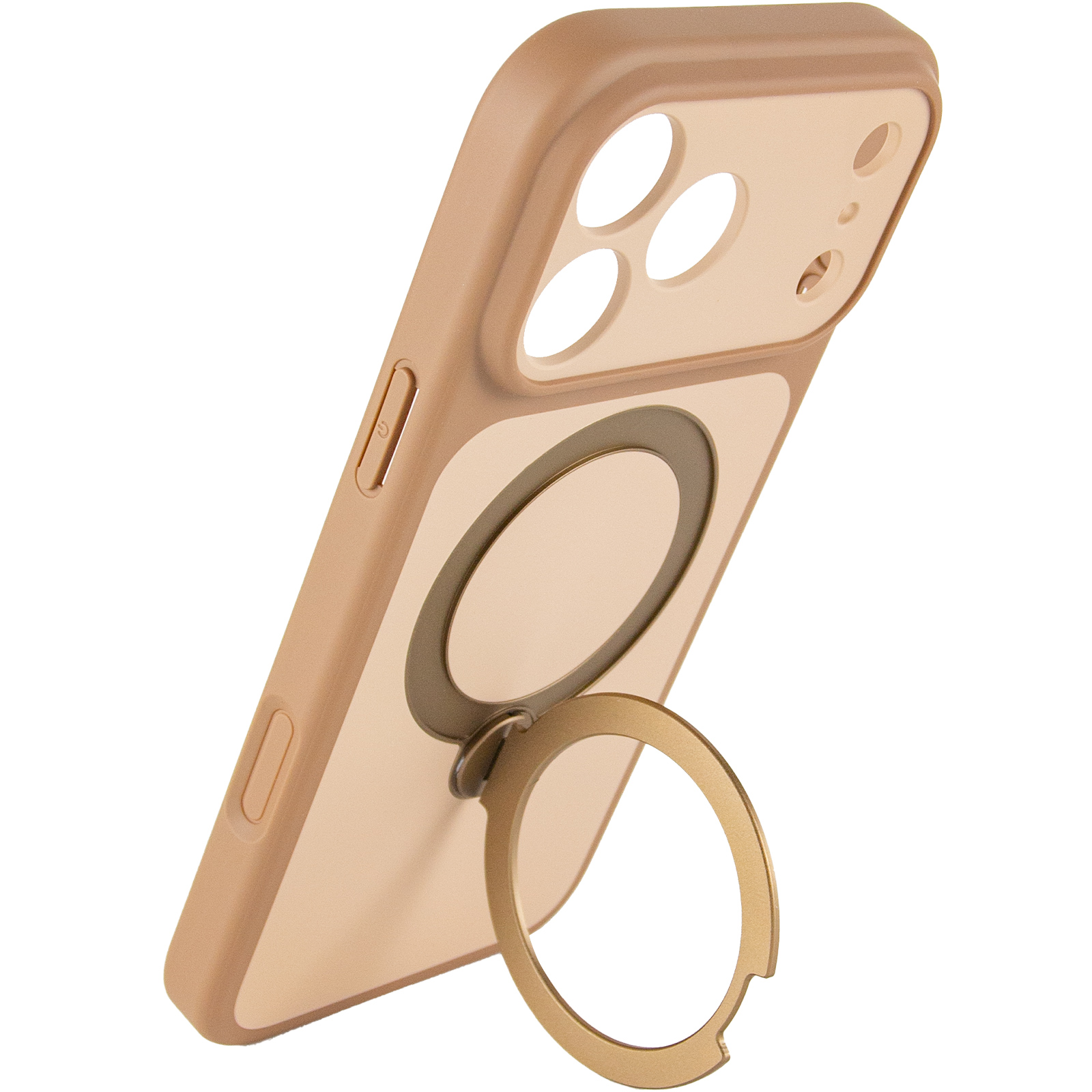 Чохол Ummi Full Camera with Magnetic Fit HQ Ring для Apple iPhone 18 Pro Max / 17 Pro Max (6.9"), Brown Gold 3, TPU+PC, купити оптом з доставкою
