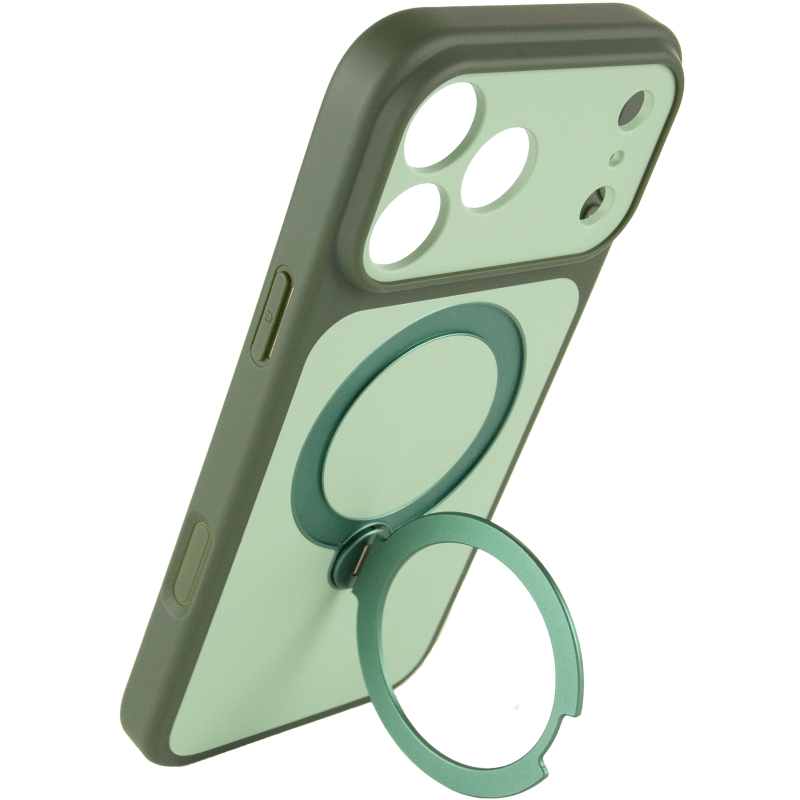 Чохол Ummi Full Camera with Magnetic Fit HQ Ring для Apple iPhone 18 Pro Max / 17 Pro Max (6.9"), Green 3, TPU+PC, купити оптом з доставкою
