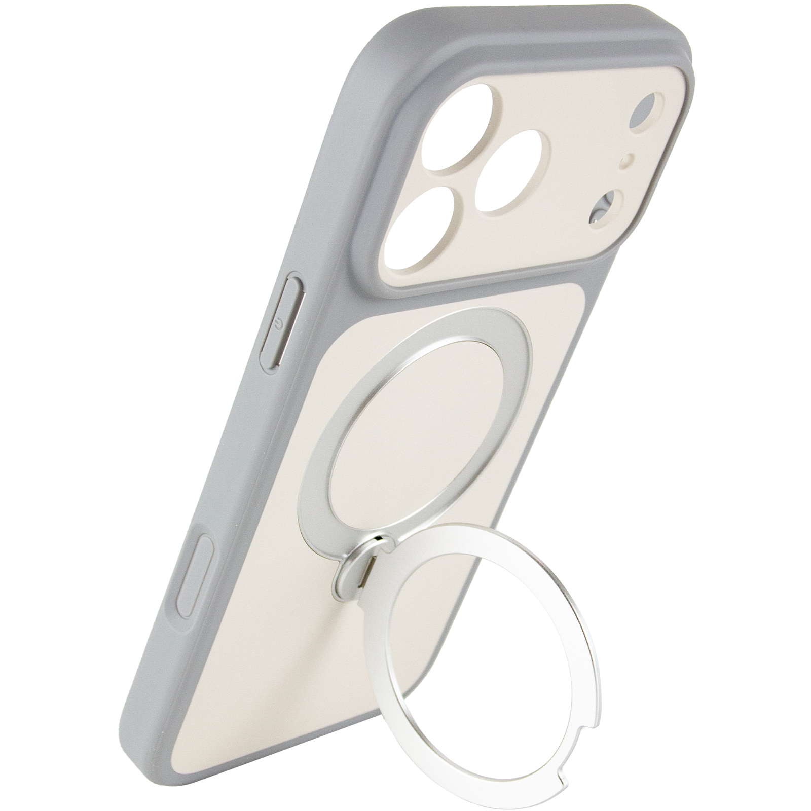 Чохол Ummi Full Camera with Magnetic Fit HQ Ring для Apple iPhone 18 Pro Max / 17 Pro Max (6.9"), Grey 4, TPU+PC, купити оптом з доставкою