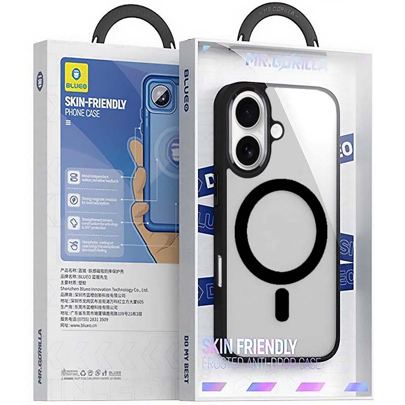 TPU+PC чехол Blueo Skin Friendly Frosted with Magnetic Fit для Apple iPhone 16 (6.1") 1, TPU+PC, купить оптом с доставкой