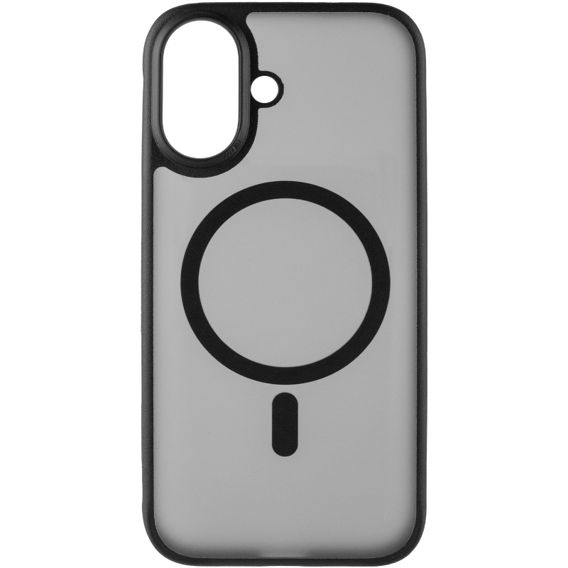 TPU+PC чехол Blueo Skin Friendly Frosted with Magnetic Fit для Apple iPhone 16 (6.1"), Черный / Black 1, TPU+PC, купить оптом с доставкой