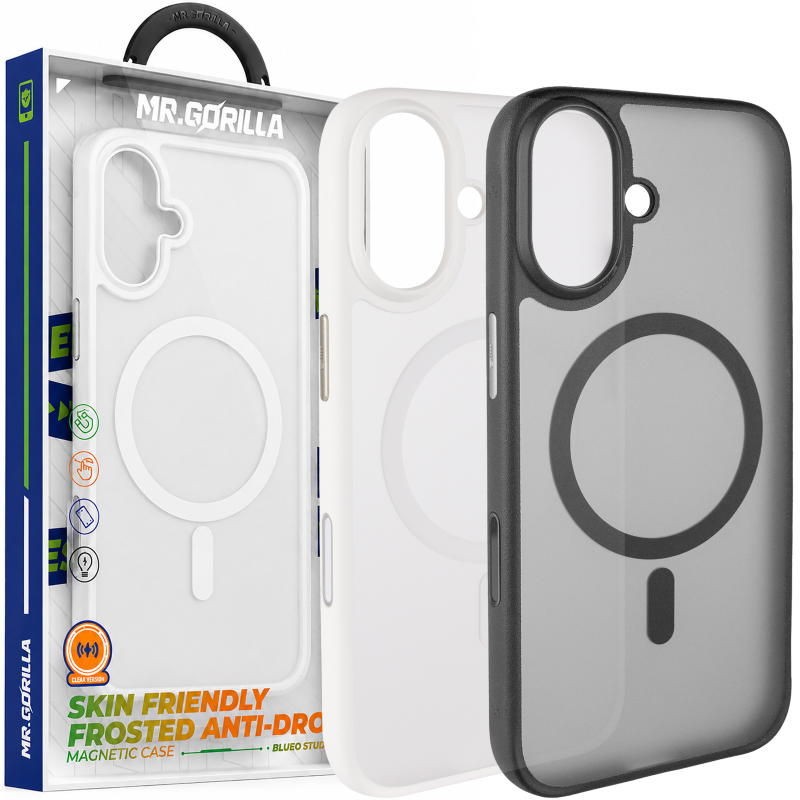 TPU+PC чехол Blueo Skin Friendly Frosted with Magnetic Fit для Apple iPhone 17 (6.3"), TPU+PC, купить оптом с доставкой