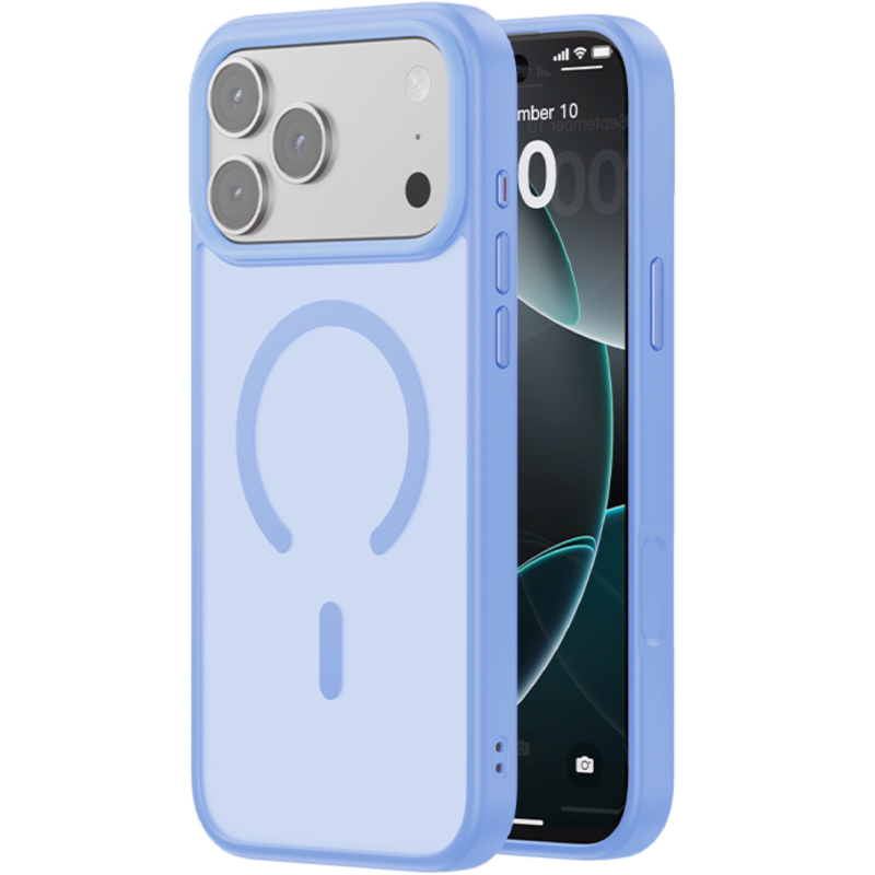 TPU+PC чохол Blueo Skin Friendly Frosted with Magnetic Fit для Apple iPhone 17 Pro Max / 18 Pro Max, Блакитний / Sky Blue, TPU+PC, купити оптом з доставкою