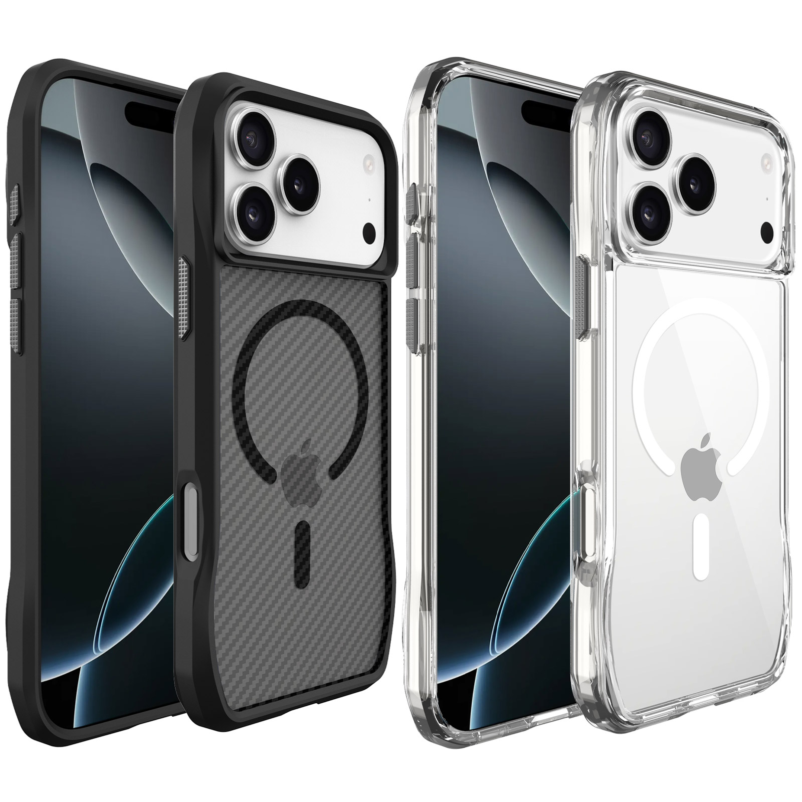 Чехол TPU Space Octagon with Magnetic Fit для Apple iPhone 17 Pro / 18 Pro (6.3"), TPU, купить оптом с доставкой
