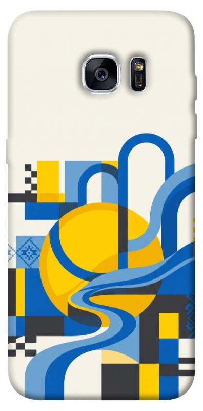 Чохол itsPrint Abstract mood для Samsung G935F Galaxy S7 Edge, love ukraine, купити оптом з доставкою