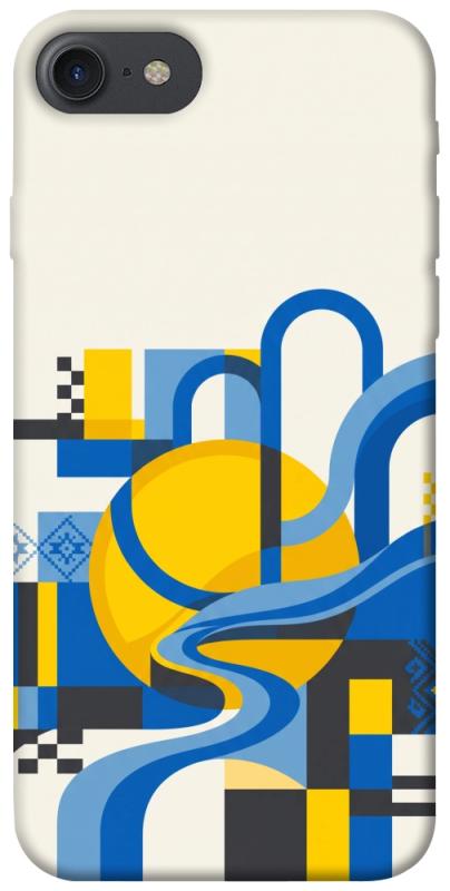 Чохол itsPrint Abstract mood для Apple iPhone 7 / 8 (4.7"), love ukraine, купити оптом з доставкою