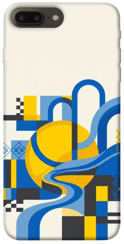 Чохол itsPrint Abstract mood для Apple iPhone 7 plus / 8 plus (5.5"), love ukraine, купити оптом з доставкою