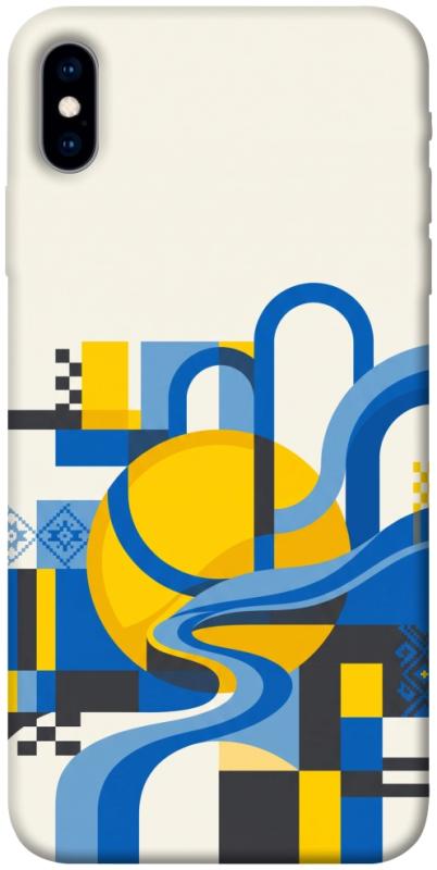 Чохол itsPrint Abstract mood для Apple iPhone X (5.8"), love ukraine, купити оптом з доставкою