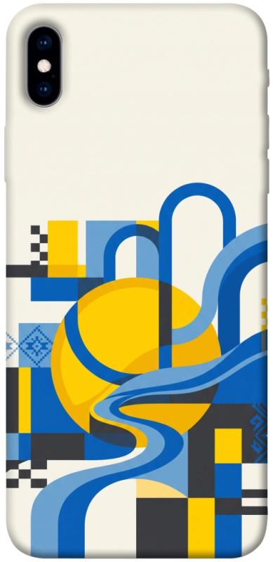 Чохол itsPrint Abstract mood для Apple iPhone XS Max (6.5"), love ukraine, купити оптом з доставкою