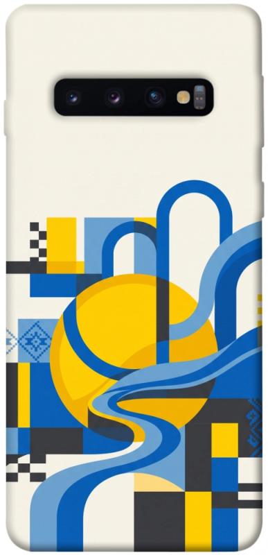Чохол itsPrint Abstract mood для Samsung Galaxy S10, love ukraine, купити оптом з доставкою