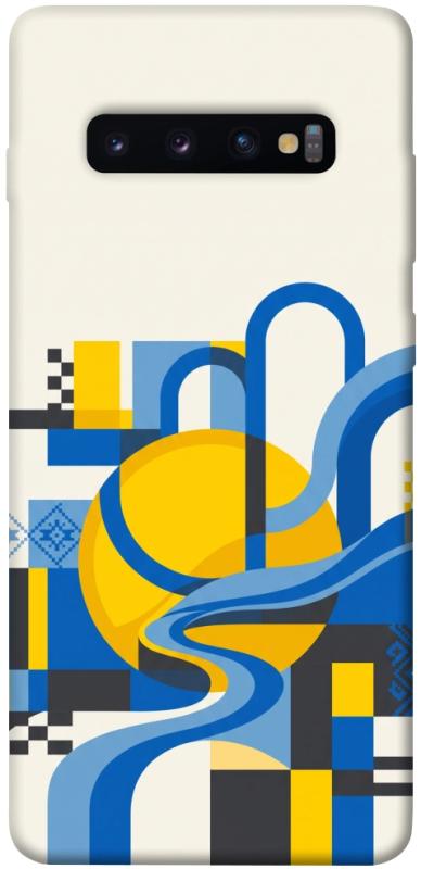 Чохол itsPrint Abstract mood для Samsung Galaxy S10+, love ukraine, купити оптом з доставкою