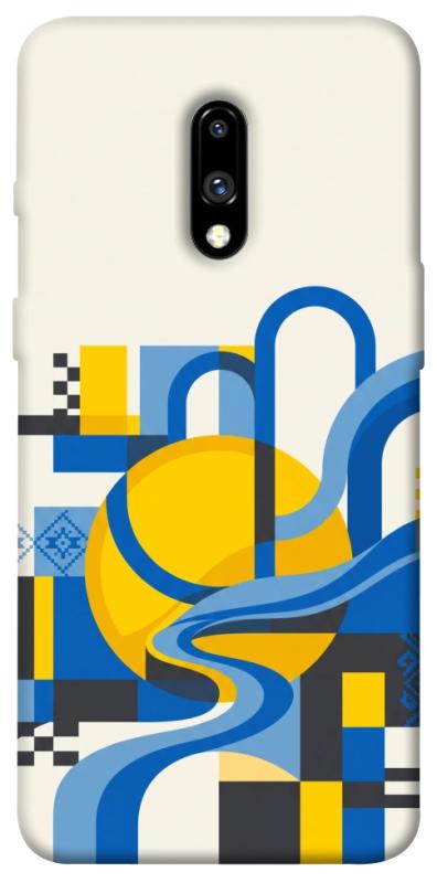 Чохол itsPrint Abstract mood для OnePlus 7, love ukraine, купити оптом з доставкою