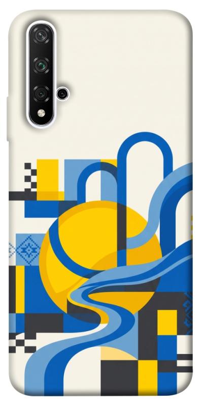 Чохол itsPrint Abstract mood для Huawei Honor 20 / Nova 5T, love ukraine, купити оптом з доставкою